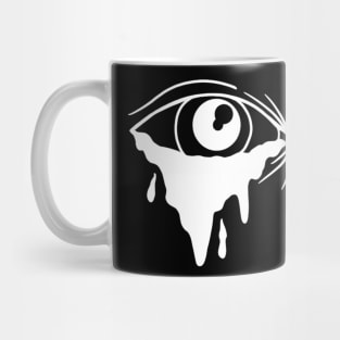 Bleeding Eyes x White Mug